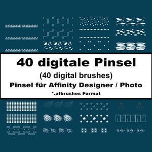 digital brushes for Affinity Designer / Affinity Photo