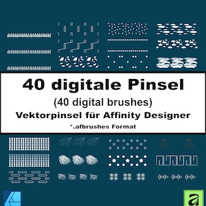 digitale Pinsel / vector brushes für Affinity Designer
