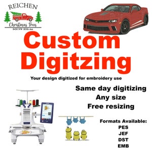 Custom Ebroidery Digitizing