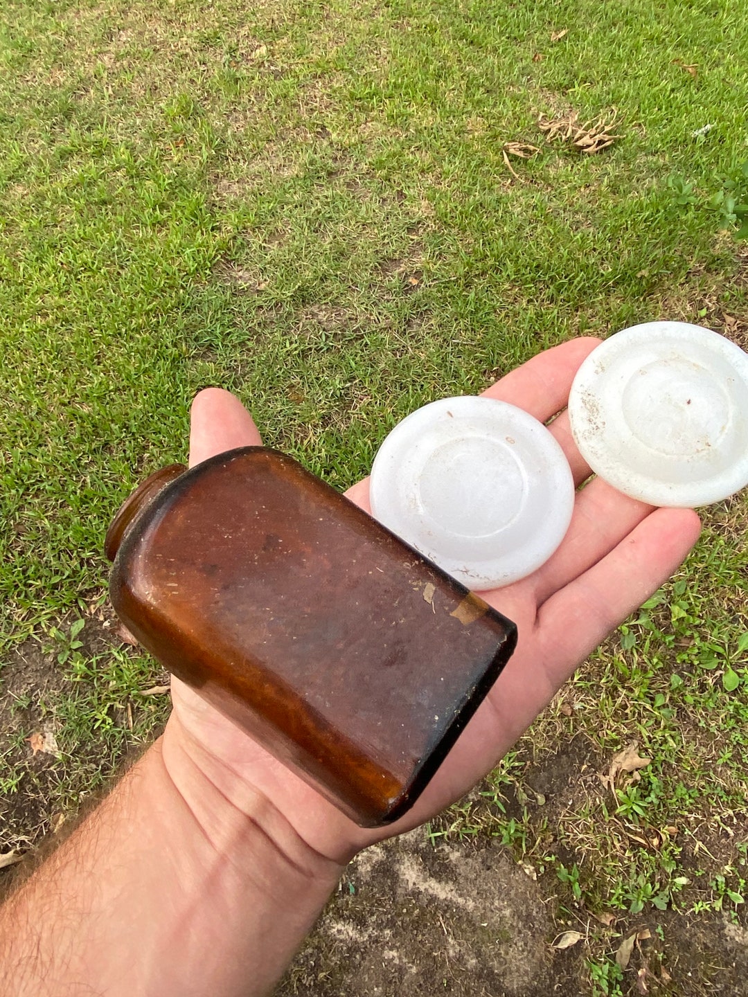 Old Snuff Jar and Two Boyd Caps From Mississippi Etsy
