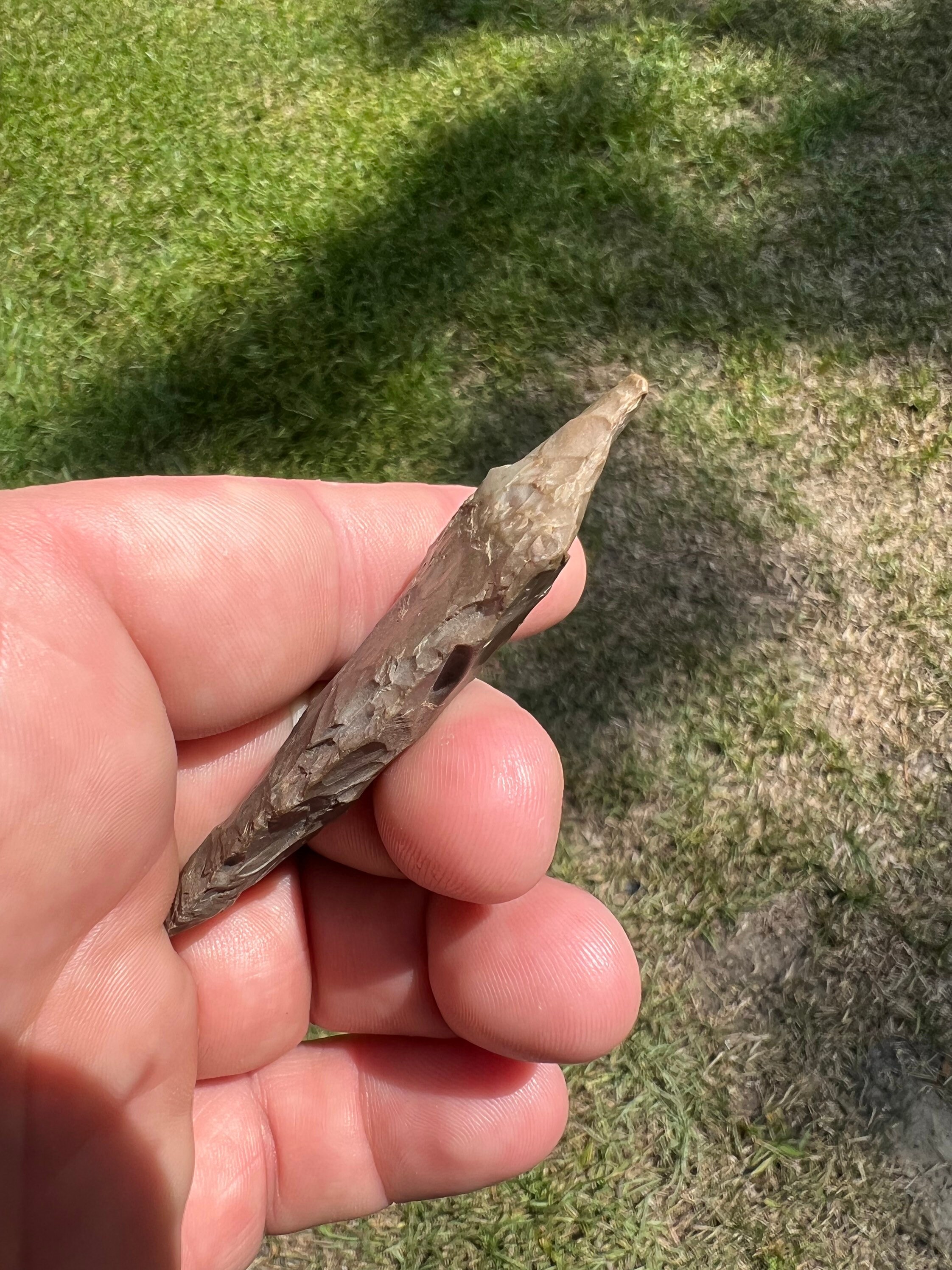 Black Buffalo River Chert Pickwick Arrowhead From Mississippi Etsy