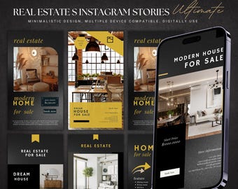 40 Real Estate Instagram Stories Template for Realtors and Property Marketing