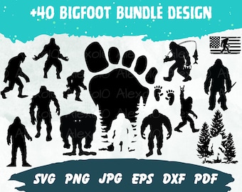 40+ Bigfoot Bundle Design, Bigfoot Clip Art, Bigfoot SVG, Bigfoot Bundle, Bigfoot Mountain Svg, Bigfoot Bundle Svg, Bigfoot Sublimation svg