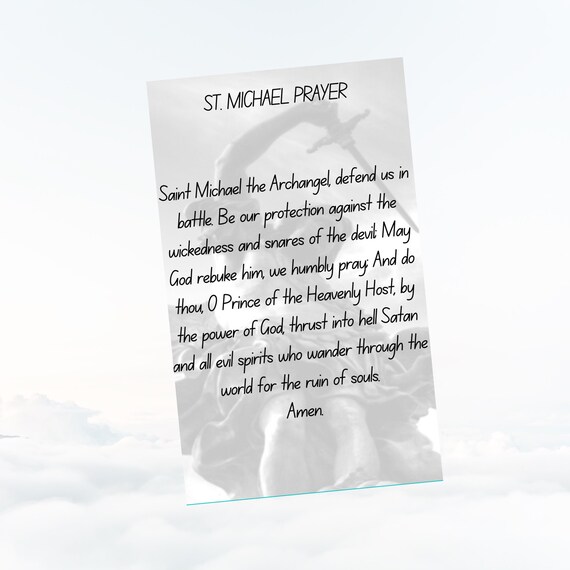 Printable St Michael Prayer Card - Il 570xN.3875551140 T3n3