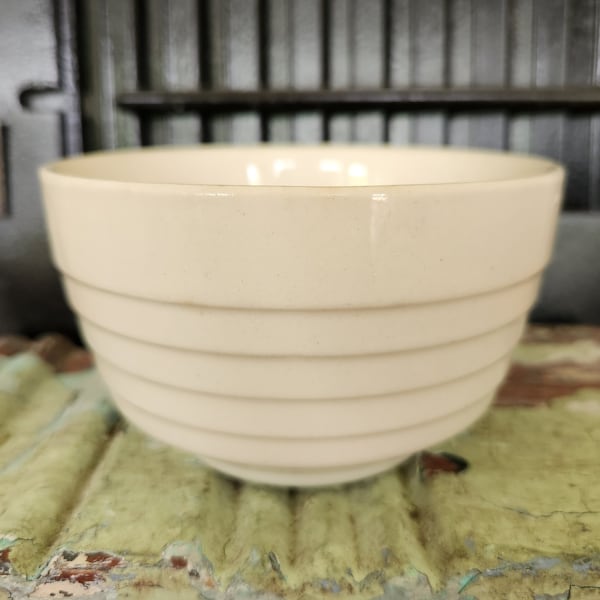 Vintage Beehive Bowl, Cream