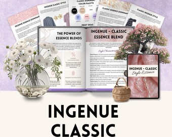 Ingenue Classic Style Essence Guide: Personalized Wardrobe (PDF)