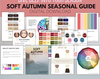Soft Autumn Color Palette Guide: Seasonal Style (Digital Download)