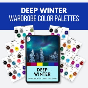 May include: A digital illustration of a winter landscape with a colorful color palette guide for Deep Winter. The guide includes 12 different color palettes with names like "Black", "Graphite", "White", "Olive", "Teal", "Plum", "Cognac", "Sunny", "Ivory", "Espresso", "Emerald", "Alabaster", "Soft White", "Purple", "Forest Green", "Alabaster", "White", "Butter Scotch", "Cognac", "Carbon", "White", "Grape", "Navy", "Crimson", "Coral", "Espresso", "Alabaster", "Burgundy", "Teal", "Dark Green", "Plum", "Black", "Gray", "White", "Olive", "Teal", "Plum", "Black", "Graphite", "Soft White", "Navy", "Turquoise", "Cognac", "Sunny", "Ivory", "Espresso", "Dark Green", "Magenta", "Alabaster", "Soft White", "Purple", "Forest Green", "Alabaster", "White", "Butter Scotch", "Cognac", "Black", "Carbon", "White", "Grape", "Navy", "Crimson", "Coral", "Espresso", "Alabaster", "Burgundy", "Teal", "Dark Green", "Plum".