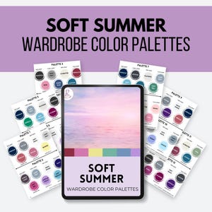 Soft Summer Color Palette: 12 Wardrobe Guides (PDF)