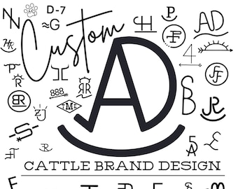 CUSTOM Cattle brand design service