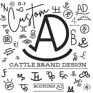 CUSTOM Cattle brand design service