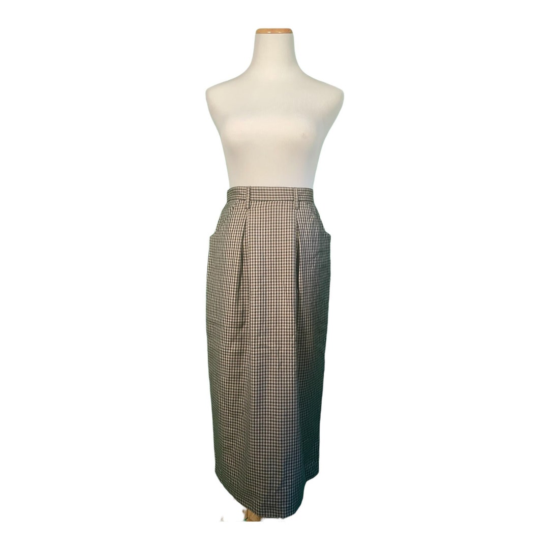 VTG 90S MARELLA RED ITALIAN DESIGNER HIGH WAISTED PENCIL SKIRT SMALL