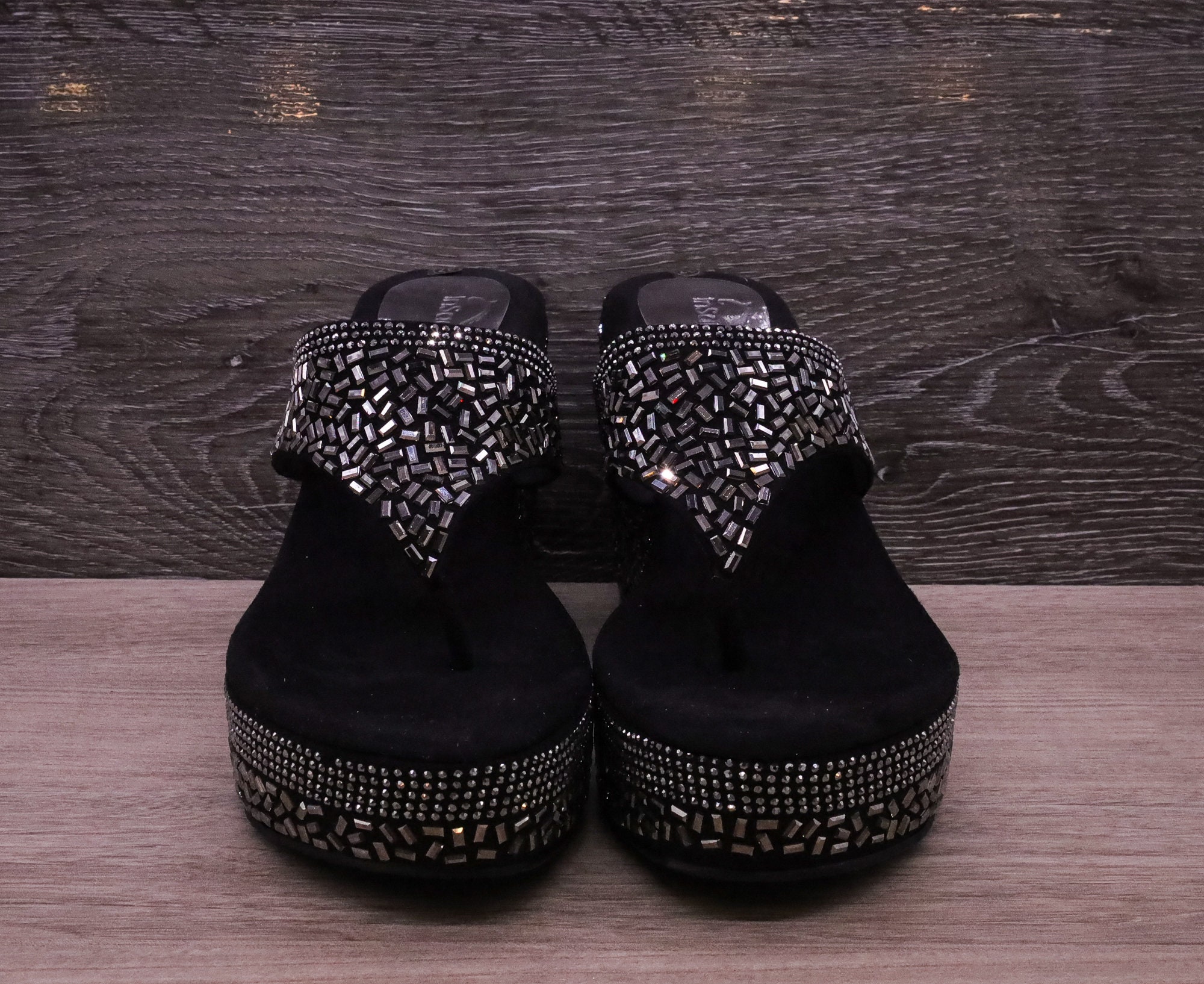 black wedges 3 inch heel