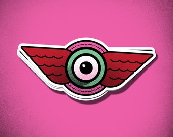 Sticker - Flying Eyeball Vinyl