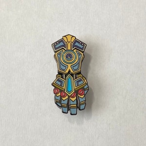 Arcane | Enamel Pin | Fanmade | Vi&#39;s Hextech Gauntlet!