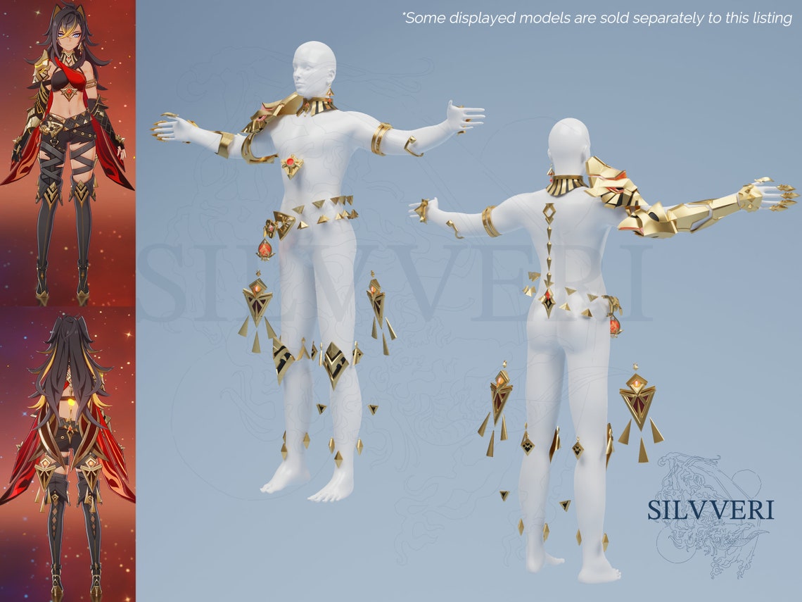 Dehya Mechanical Arm for Cosplay Genshin Impact Instant Download STL ...