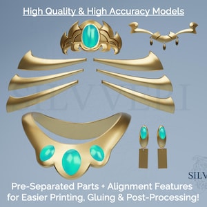 Gyokuyou Accessories Bundle for Cosplay - The Apothecary Diaries - Instant Download STL Files for 3D Printing