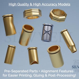 Jinx Hair Accessories Only for Cosplay - Arcane - Instant Download STL Files for 3D Printing
