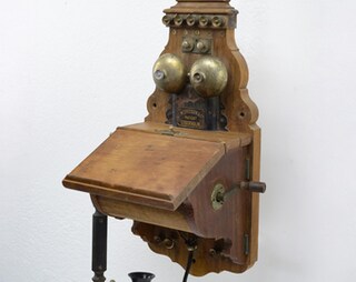 Telefono Fisso Rotante Retrò In Stile Vintage – Con Altoparlante E Suoneria Meccanica, Colore Beige/bianco