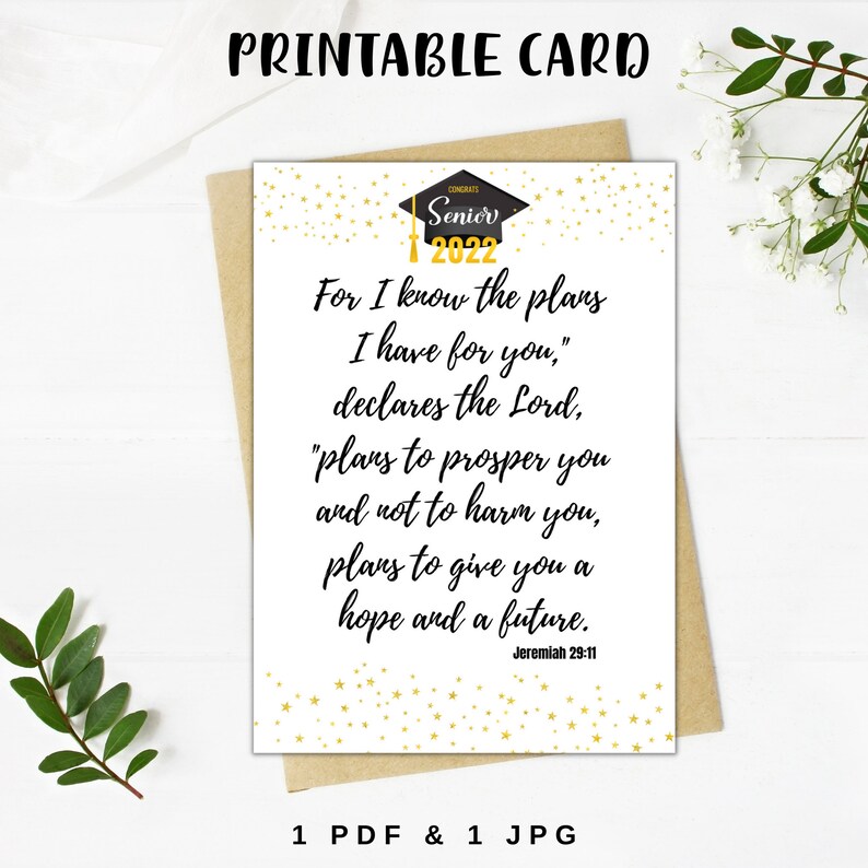 GRADUATION CARD GRAD Christian Card Meaningful Graduation - Etsy