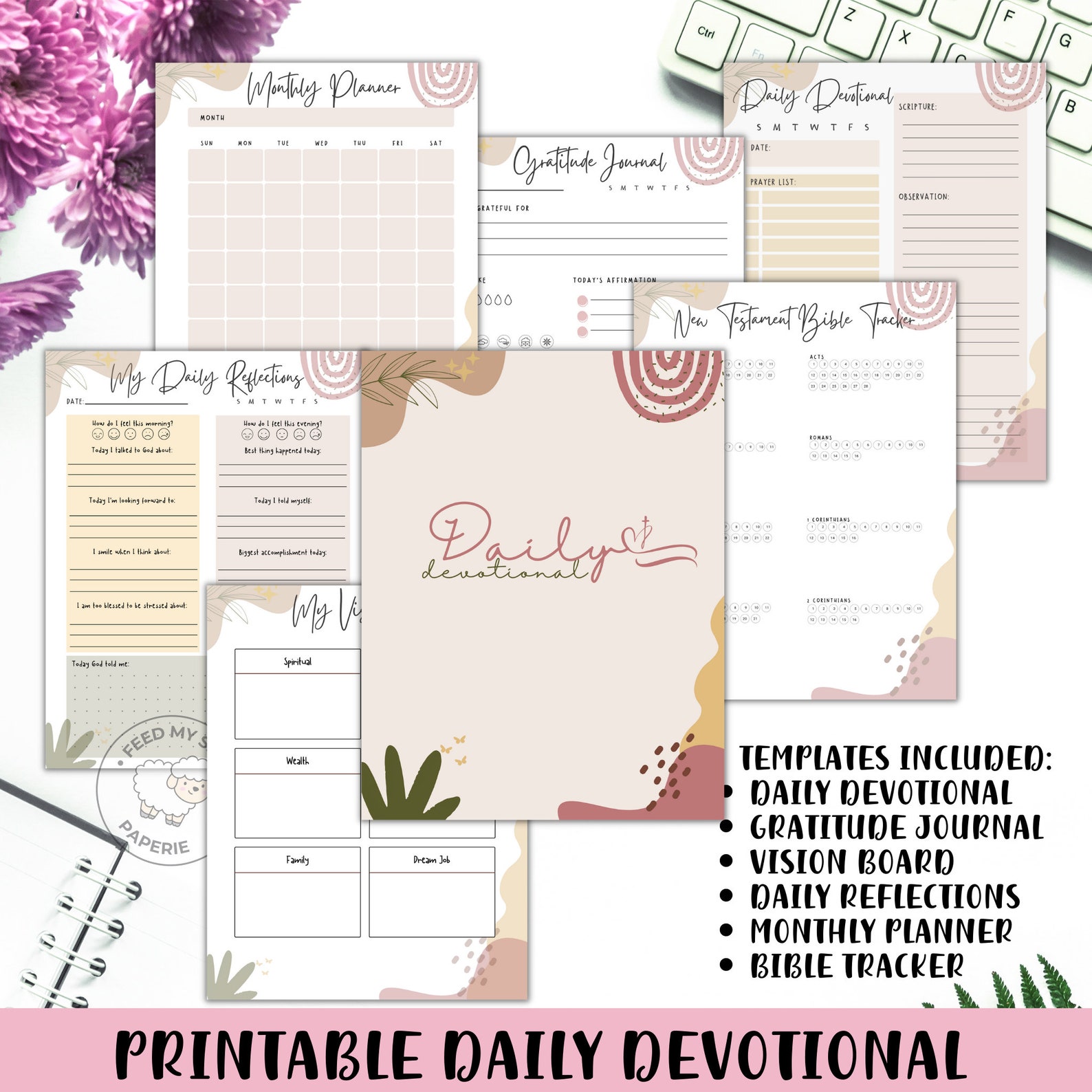 DAILY DEVOTIONAL Printable Daily Devotional 8.5 X - Etsy