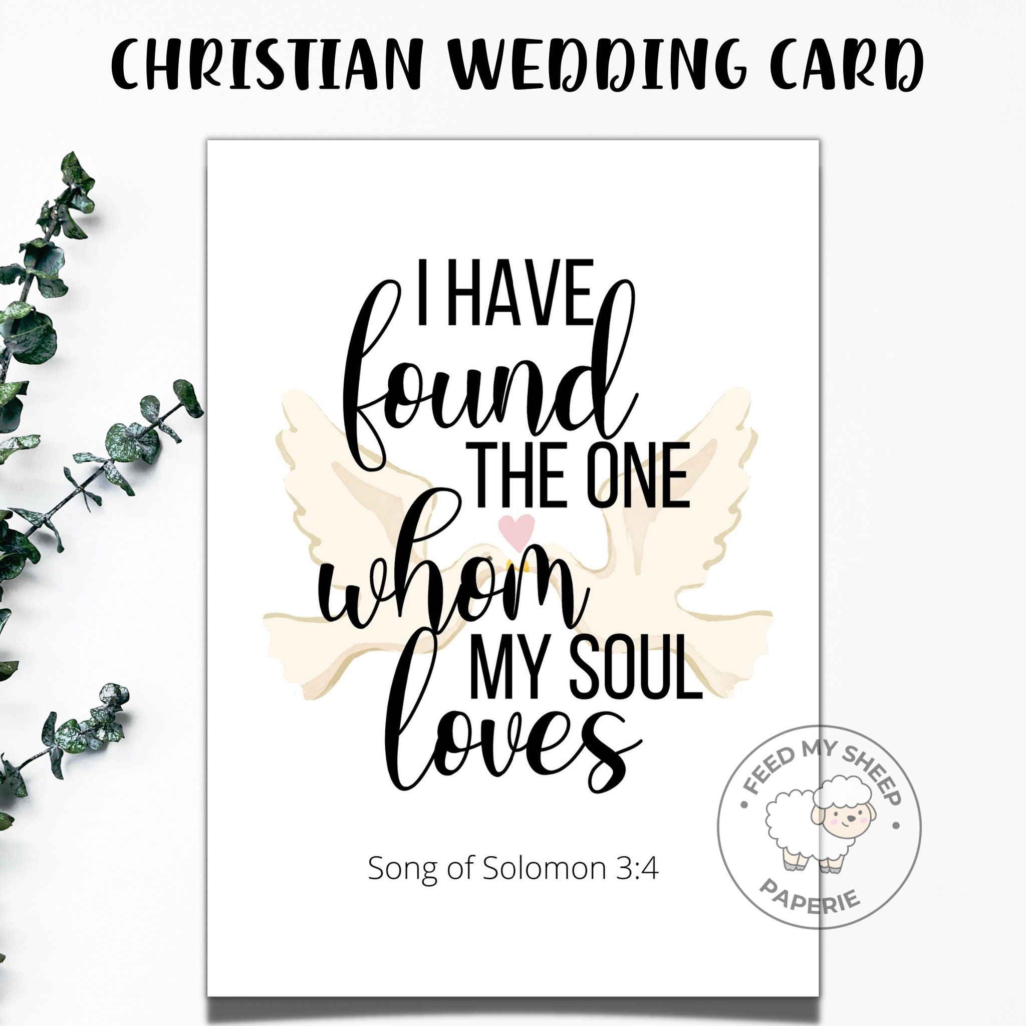 Printable Christian Wedding Card Christian Wedding Card Wedding Card ...