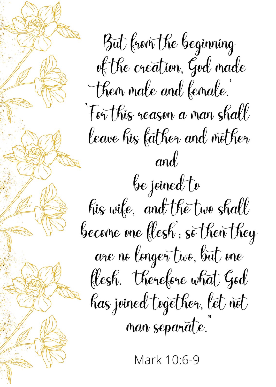 Christian Wedding Card Printable Wedding Card Christian Wedding Gift ...
