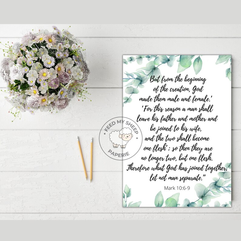 Printable Christian Wedding Card Wedding Card 5x7 Wedding Card Instant ...