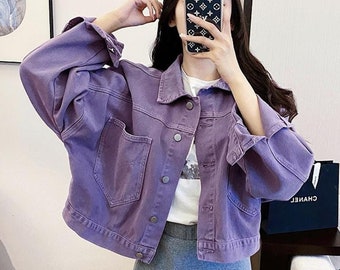 Kawaii Denim Jacket - Etsy