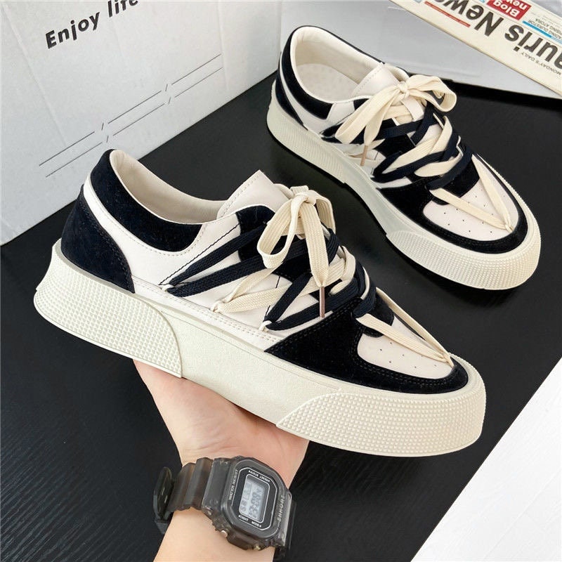 Men's Platform Sneakers Men Casual Canvas Shoes Fashion - Etsy