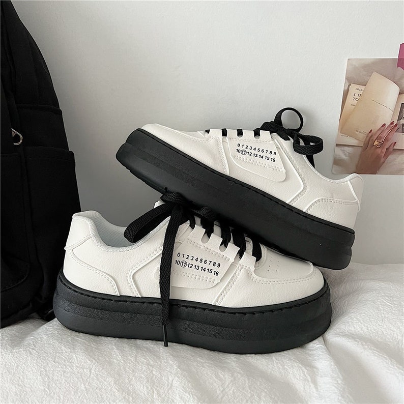 Japanese Harajuku Niche Small White Sneakers Women's - Etsy