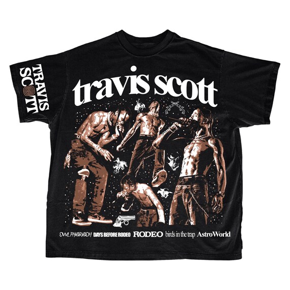 Graphic Travis Scott Shirt - Custom Retro Design, High