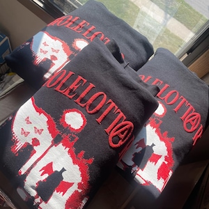 Puff-Print Playboi Carti Hoodie Ganze Lotta Rot