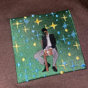 Bestickter Mr Rager Hoodie Man On The Moon 2 Kid Cudi