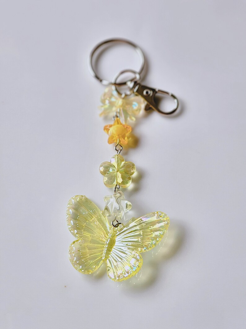Butterfly Backpack Charms Butterfly Keychain Charms Cute Etsy