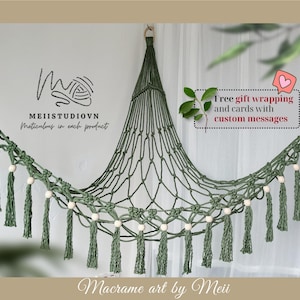 Toy hammock | Gender neutral baby gift | Unique holiday gift | Baby shower gift | Nursery Decor | Boho Toy Hammock | Personalized baby gift
