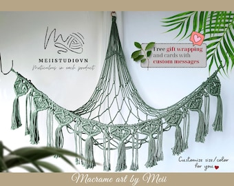 Toy hammock | Macrame toy hammock | Stuff animal storage | Stuffed Animal Hanging Storage | Stuff animal hammock | Stuffed animal net