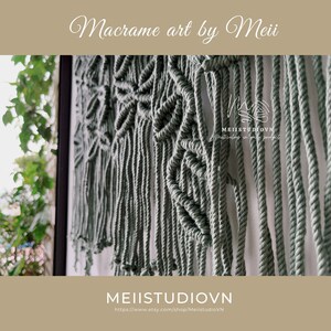 Macrame Valance, Boho Window Curtain, Macrame Curtains, Macrame ...