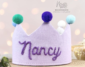 First Birthday Crown Girl, Princess Crown Toddler, Custom Crown For Kid, First Birthday Crown With Personalization, Birthday Crown Toddler