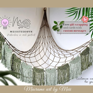 Macrame toy net, Toy hammock, Stuffed Animal Hanging Storage, Stuffed animal net, Hanging Storage, Stuffed animal storage, Stuffed animal
