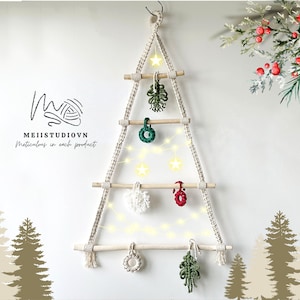 Wall Christmas tree | Wooden christmas tree | Christmas Decoration | Unique holiday gift | Minimalist Tree | Wall Hanging Christmas Tree