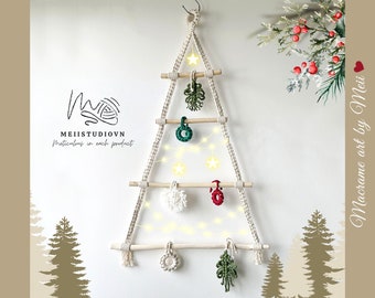 Wall Christmas tree | Wooden christmas tree | Christmas Decoration | Unique holiday gift | Minimalist Tree | Wall Hanging Christmas Tree