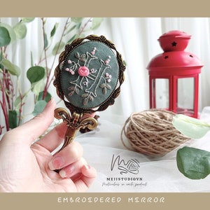 Compact mirror, Valentines gifts for her, Valentines day, 21st birthday gift for her, 50th birthday gift for women, For her