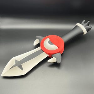 Miecz fantasy w stylu mangi – replika w skali 1:1 wydrukowana w technologii 3D – inspirowana uniwersami Wakfu i Dofus