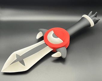 Fantasy sword in manga style – 3D printed replica, full size