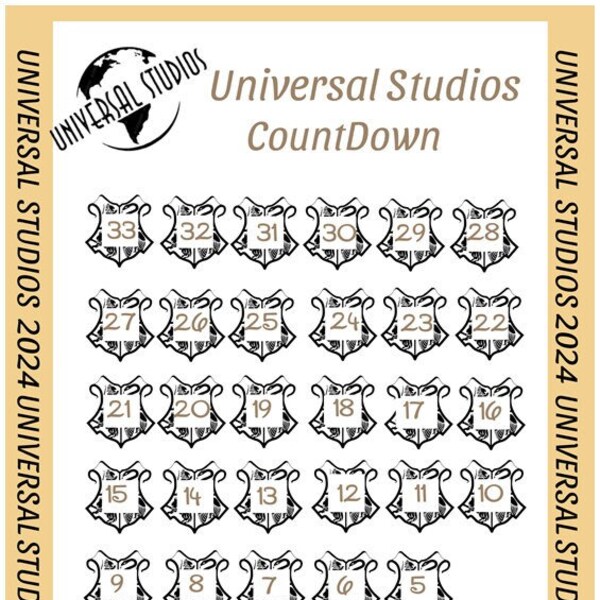 Universal Calendar - Etsy