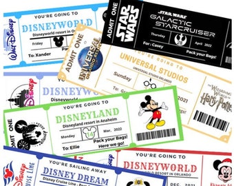 Complete and Custom Secret Surprise Souvenir Ticket