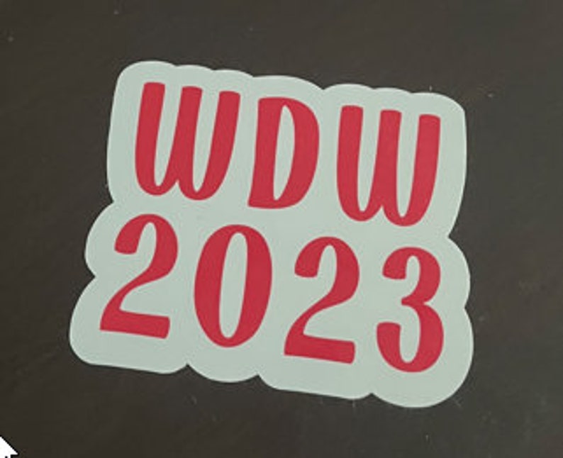 2024 Disneyworld Travel Countdown Calendar, Sticker, and Souvenir