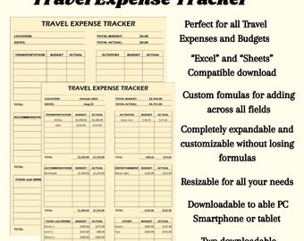 Smart and Easy Travel Expense Budget Tracker