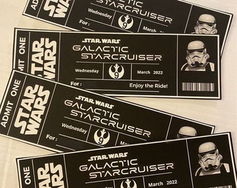 Star Wars Galactic Starcruiser Secret, Surprise, Souvenir Ticket